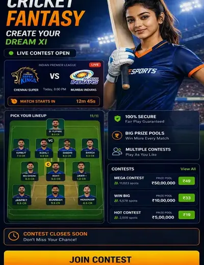 Hero11 (hero11 app) fantasy cricket & matchday visual 3